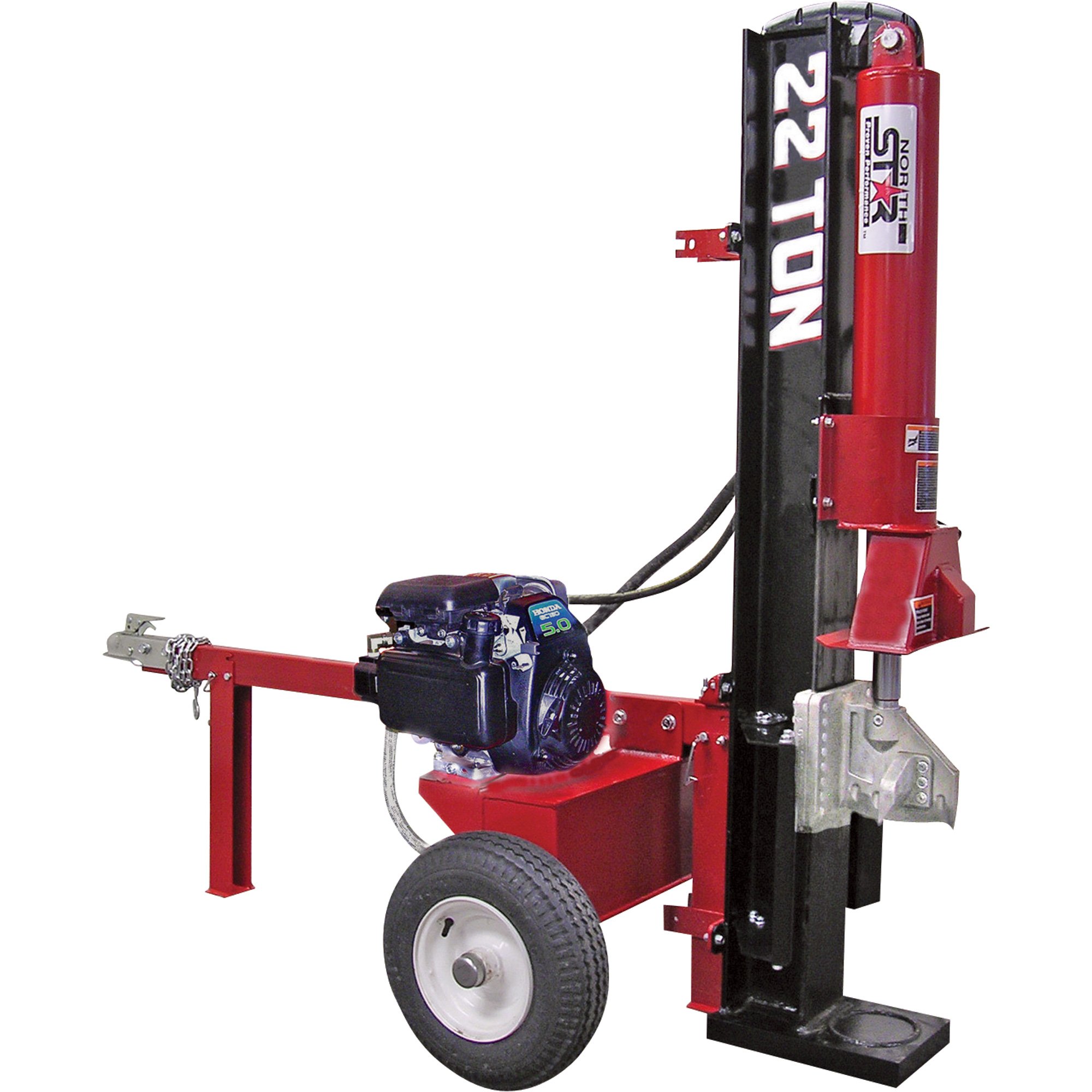 NorthStar Horizontal/Vertical Log Splitter — 22-Ton, 160cc Honda GC160 Engine
